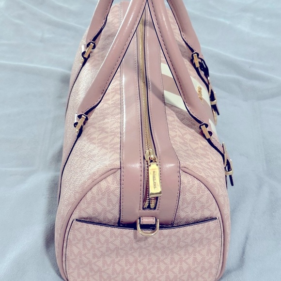 Michael Kors Bedford Signature Satchel Ballet Multi - Picture 3 of 5